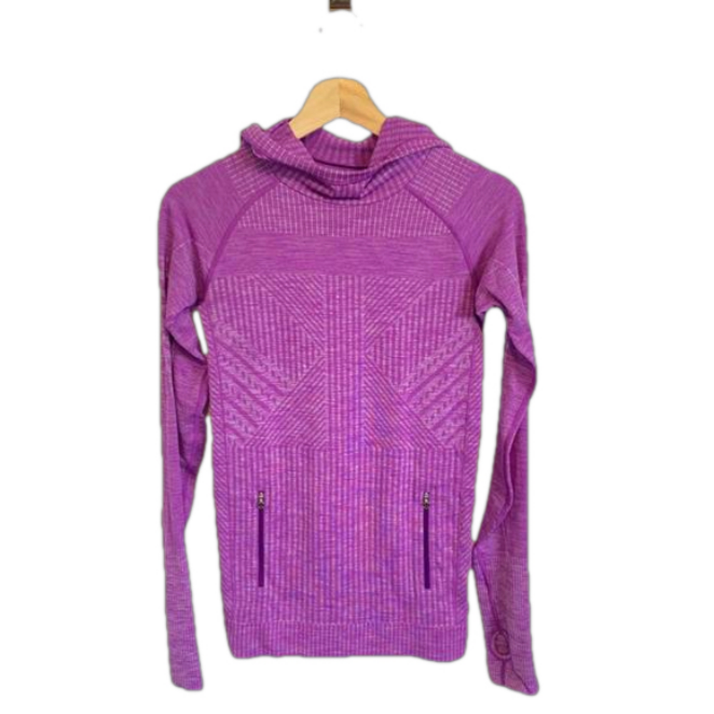 Lululemon Rest Less Hoodie Long-Sleeve Heathered Tender Violet